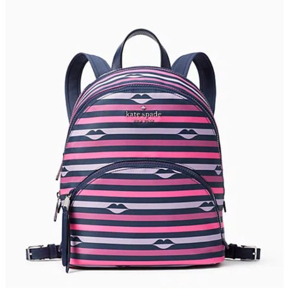 kate spade Bags Nwt Kate Spade Karissa Nylon Lip Pink Backpack Bag